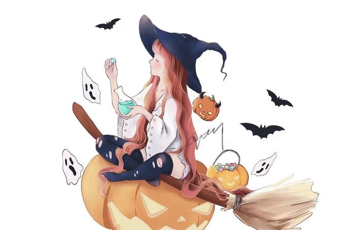 ảnh anime phù thủy dễ thương trái tim nhỏ