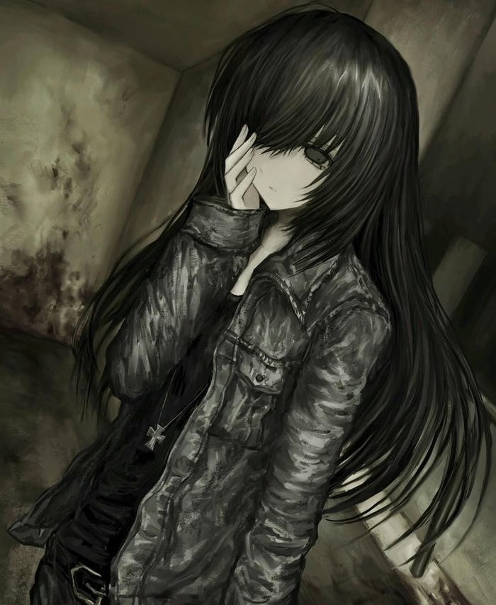 ảnh anime style dark ánh sáng mờ