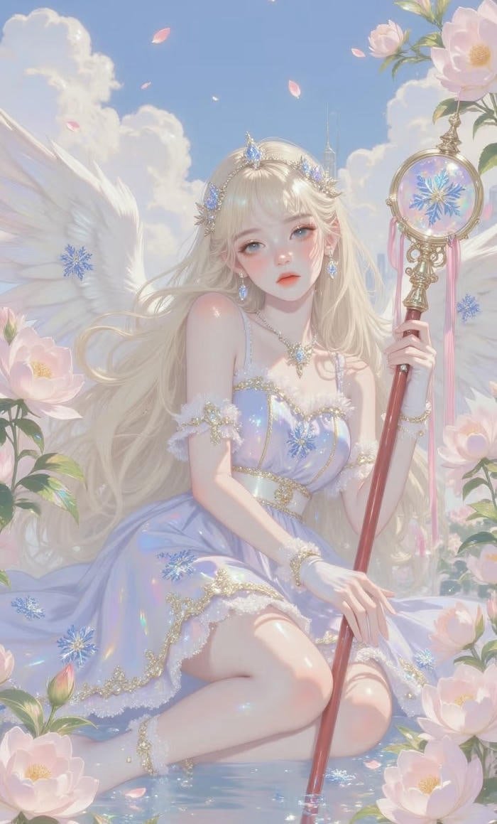 ảnh anime thần tiên nhẹ thoáng