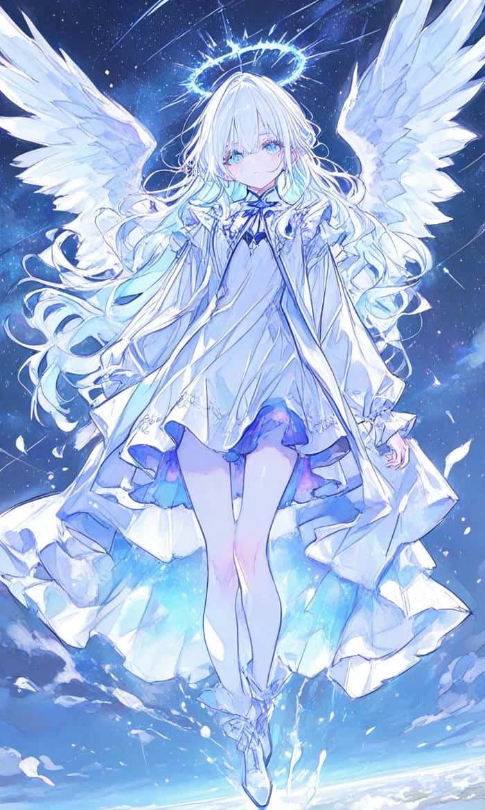 ảnh anime thiên thần bé xinh