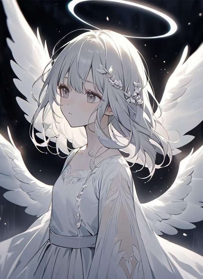 ảnh anime thiên thần nhỏ dễ nhìn