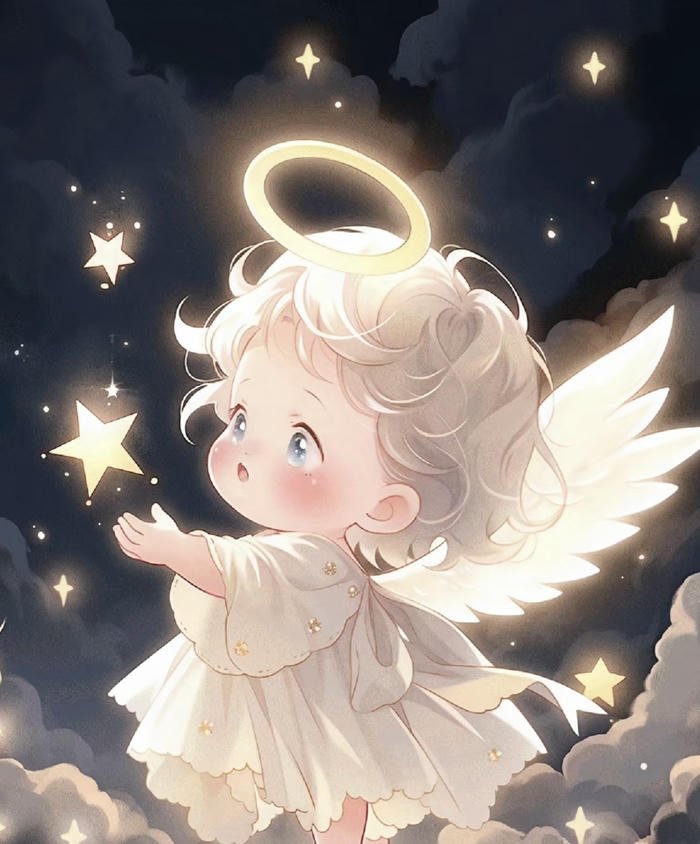 ảnh anime thiên thần nhỏ tinh nghịch