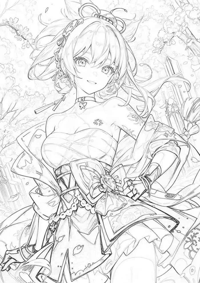 ảnh anime vẽ tay đẹp giàu cảm xúc