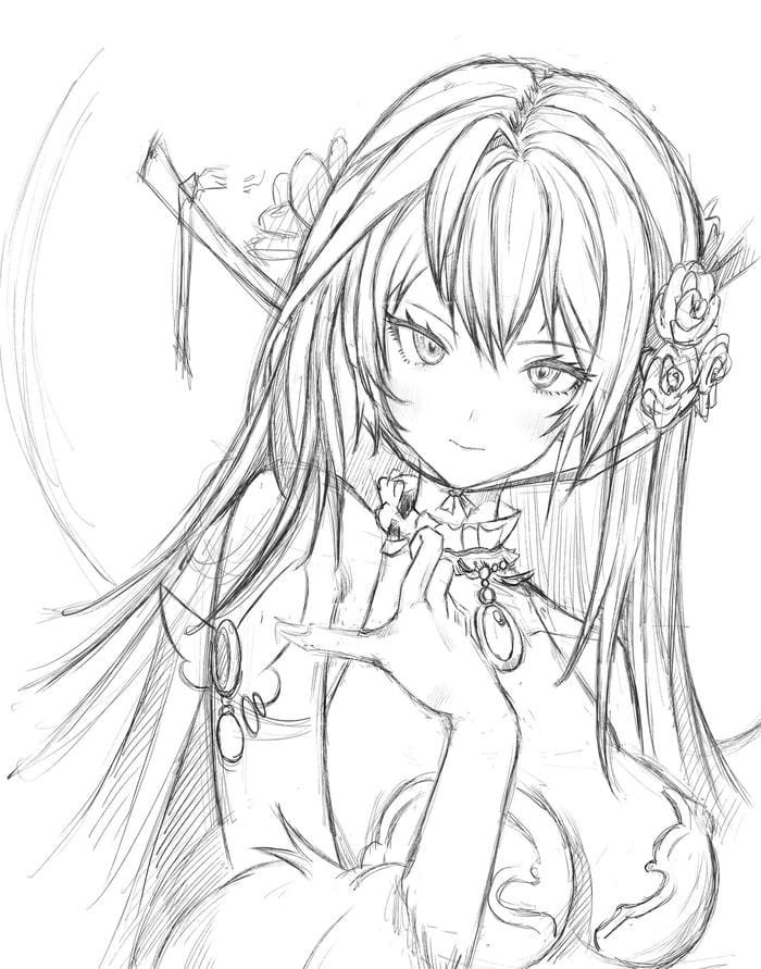 ảnh anime vẽ tay đẹp tinh xảo