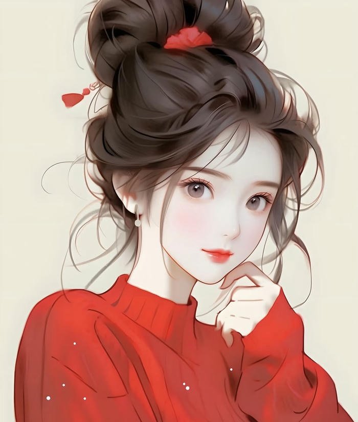 ảnh avatar đỏ cực đẹp tinh gọn