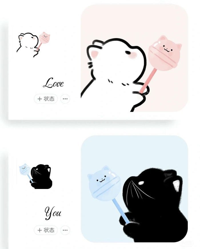 ảnh đại diện cặp đôi cute