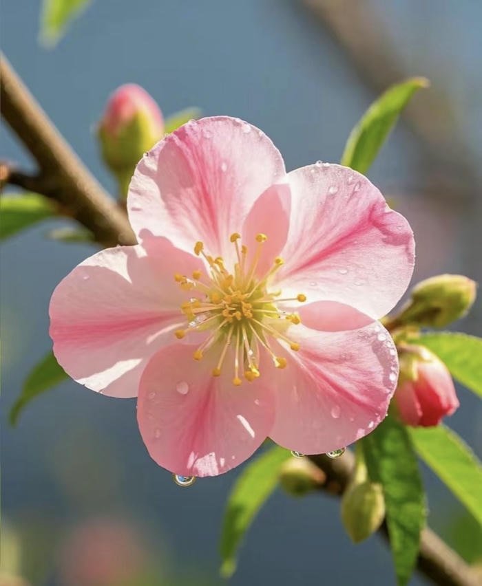 ánh đào nở mang thịnh vượng