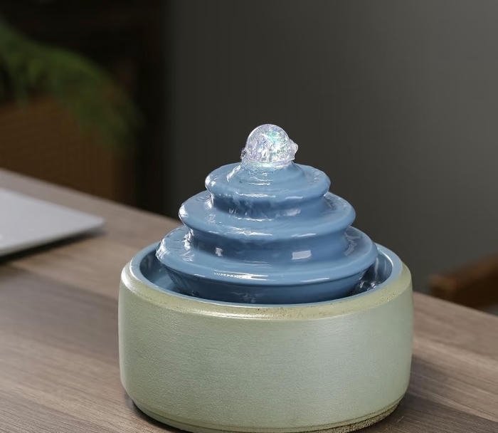 ảnh đồ gốm phong thuỷ tinh tế