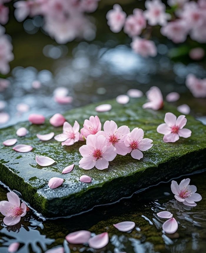 ảnh hoa đào phong thủy dịu nhẹ