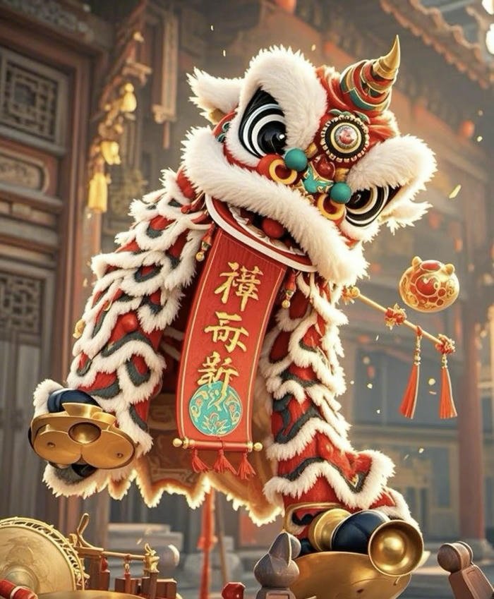ảnh lân phong thủy giữ bình an