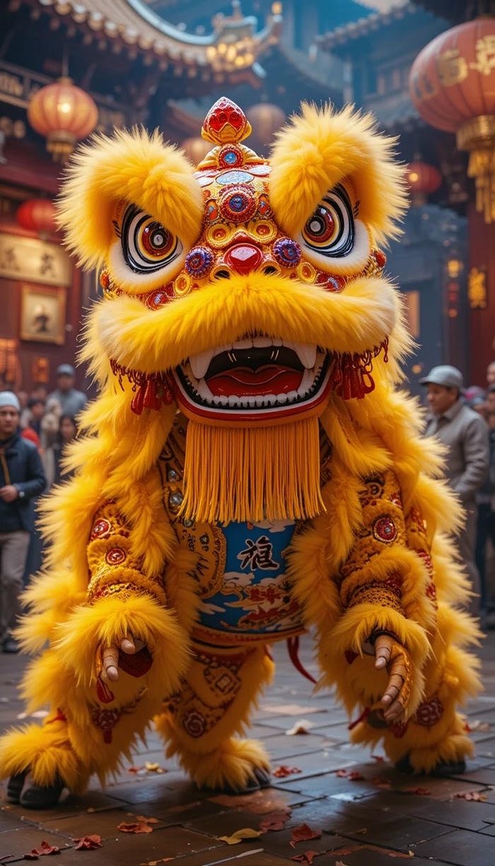 ảnh lân phong thủy giữ vận may