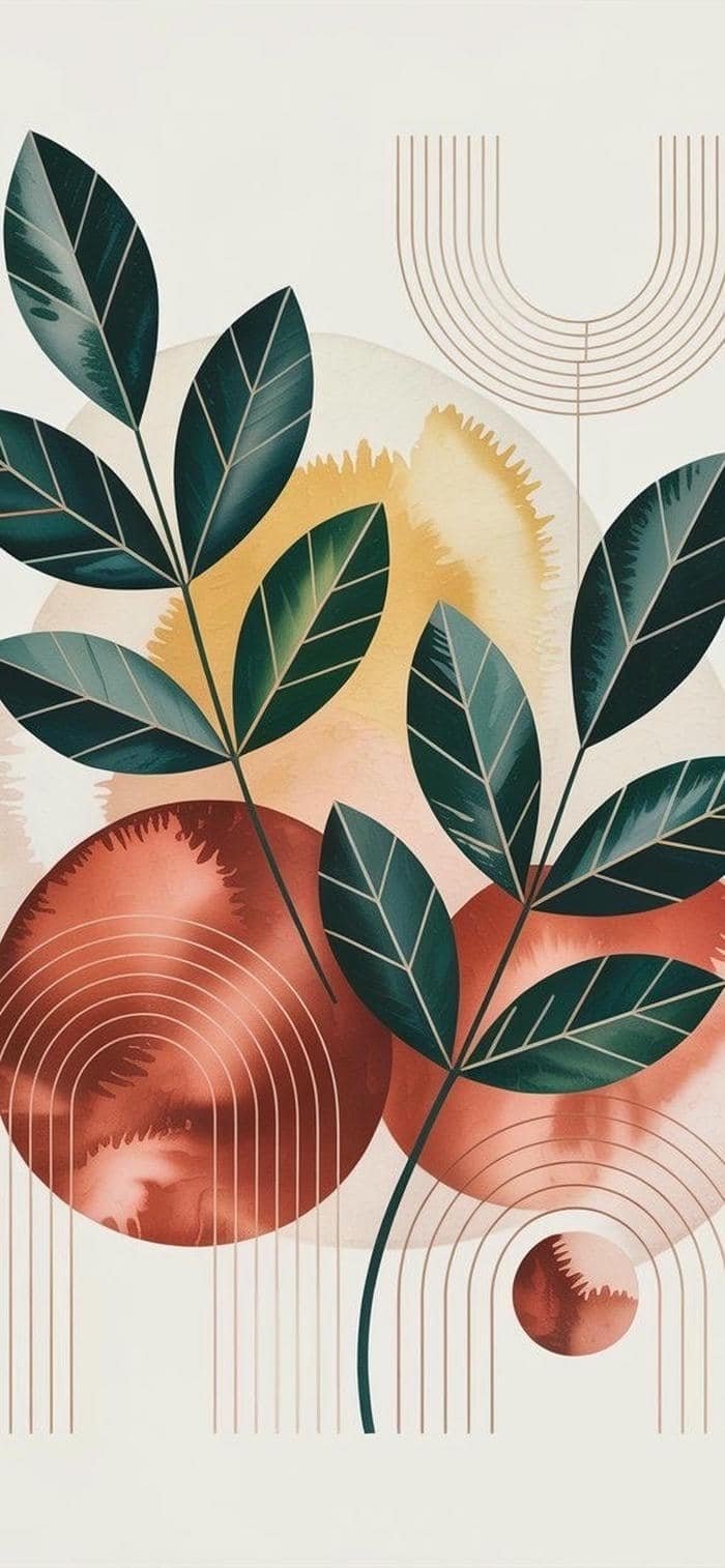 ảnh nền boho art chi tiết phức tạp