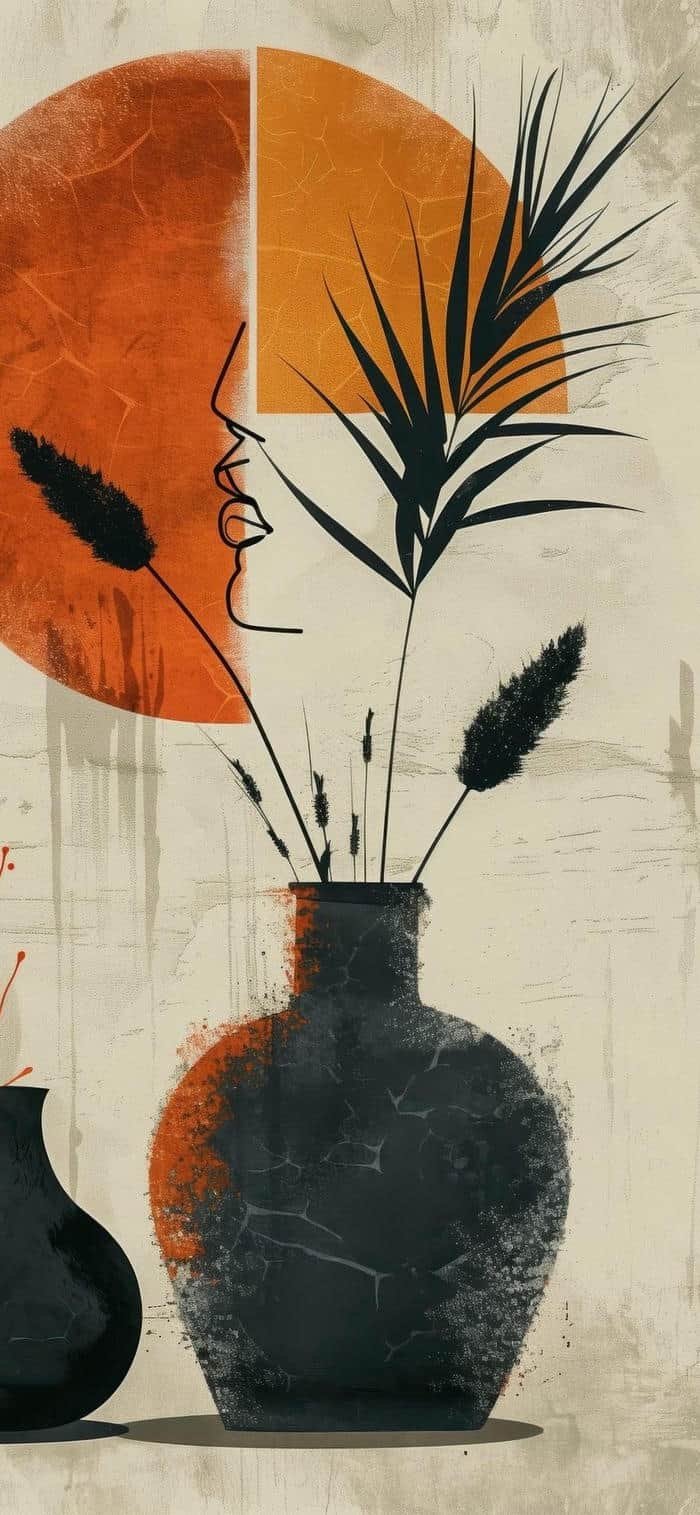 ảnh nền boho art đầy màu sắc