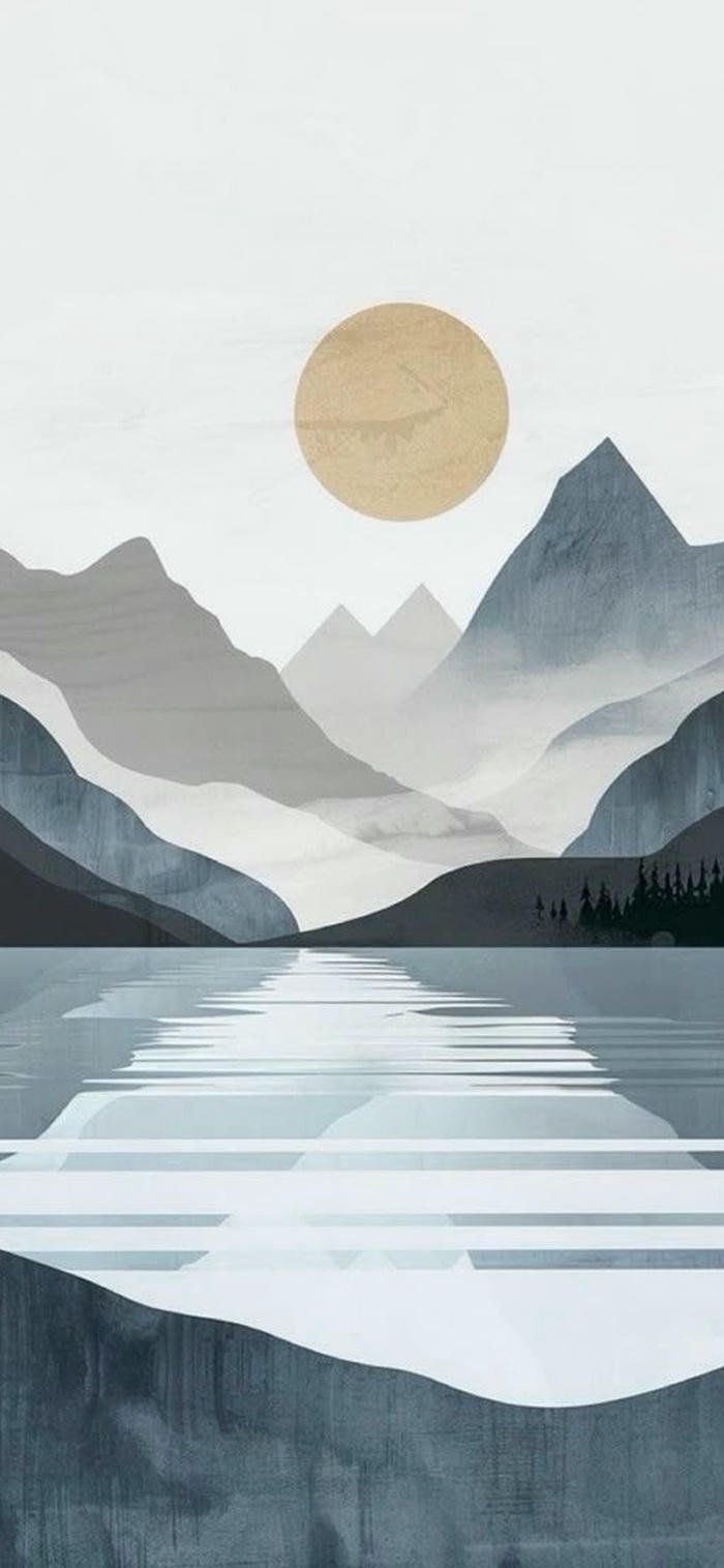 ảnh nền boho art họa tiết sang trọng