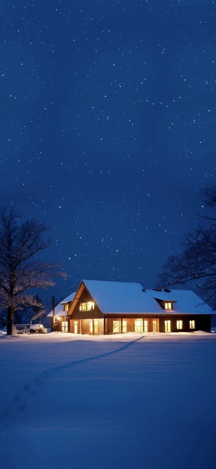 ảnh nền đồi tuyết trắng cảnh tĩnh lặng