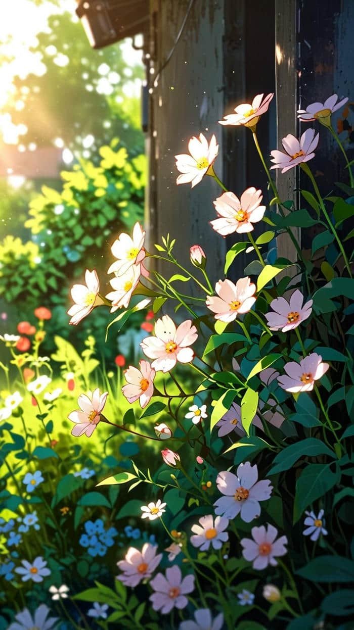 ảnh nền hoa dại vintage sang trọng