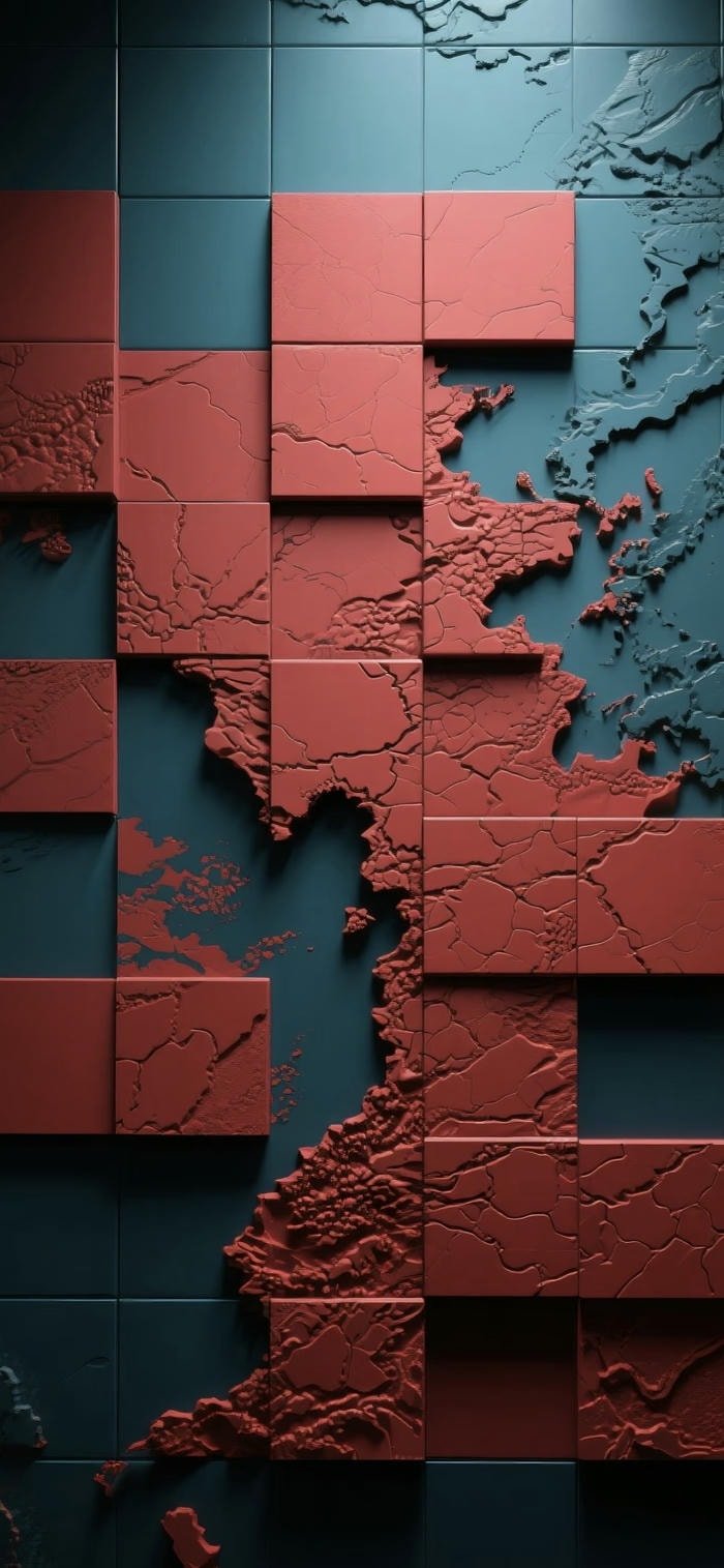 ảnh nền hoạ tiết hình học profile