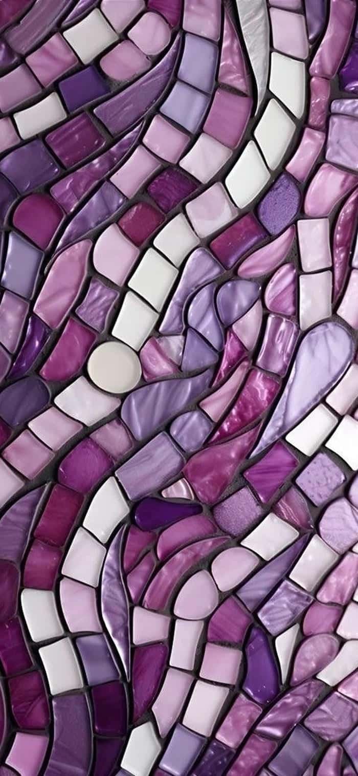 ảnh nền họa tiết mosaic gam màu hài hòa