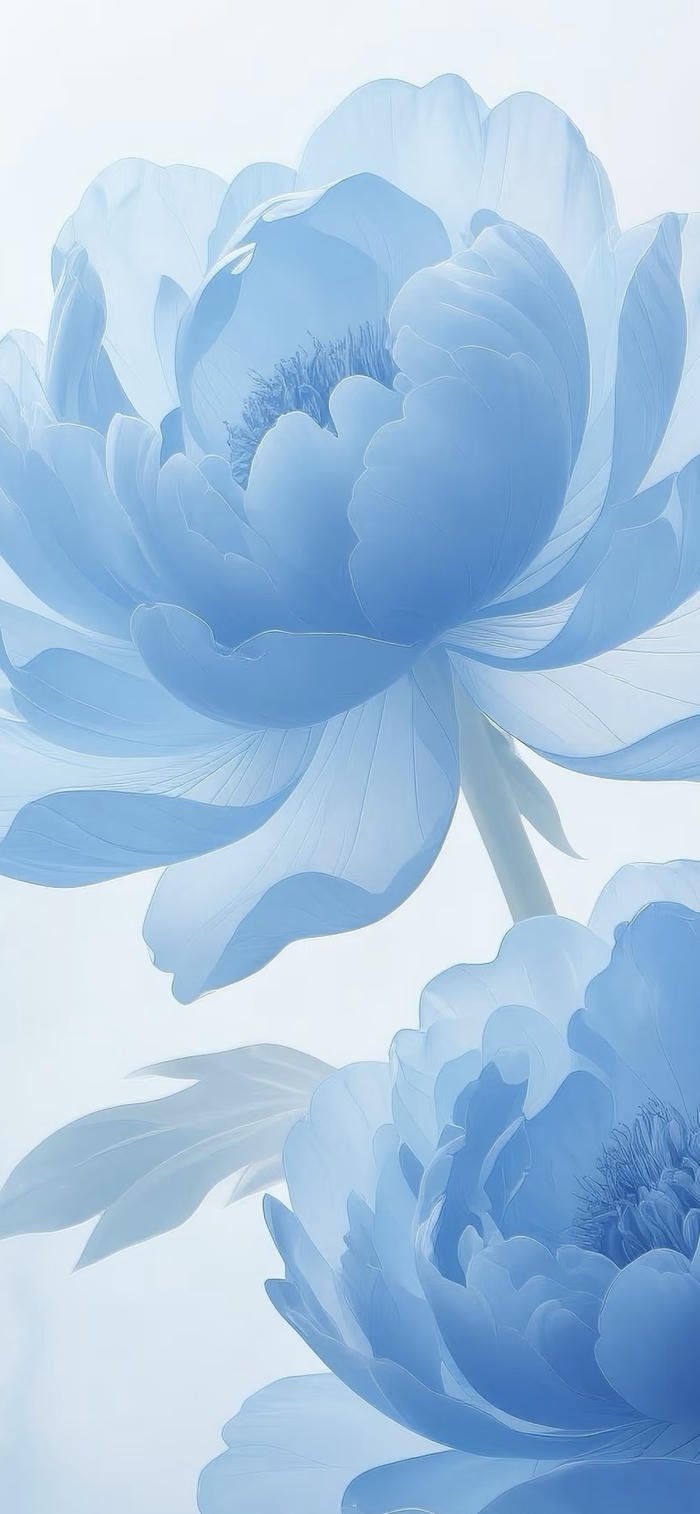 ảnh nền hoa xanh dương thuần khiết