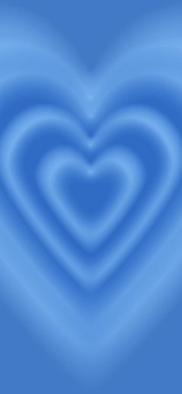 ảnh nền xanh dương hình trái tim