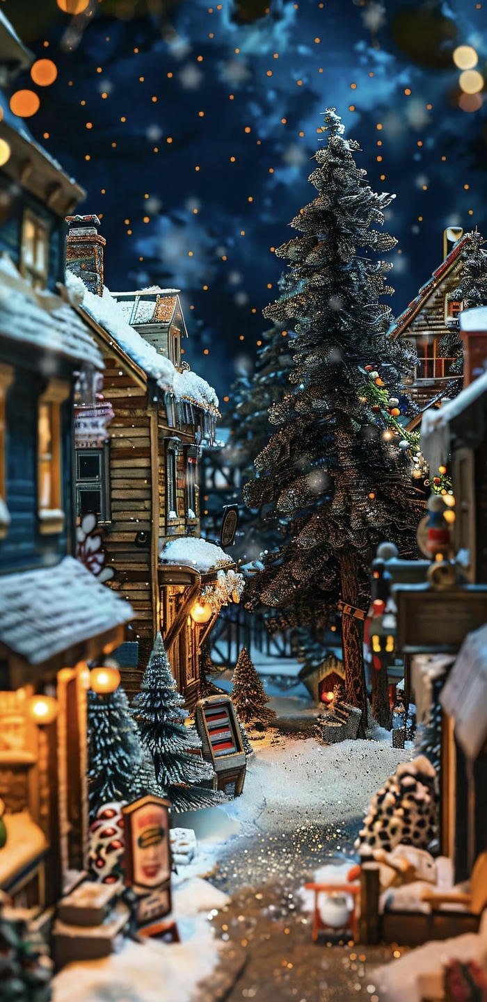 ảnh phong cảnh tuyết nghệ thuật