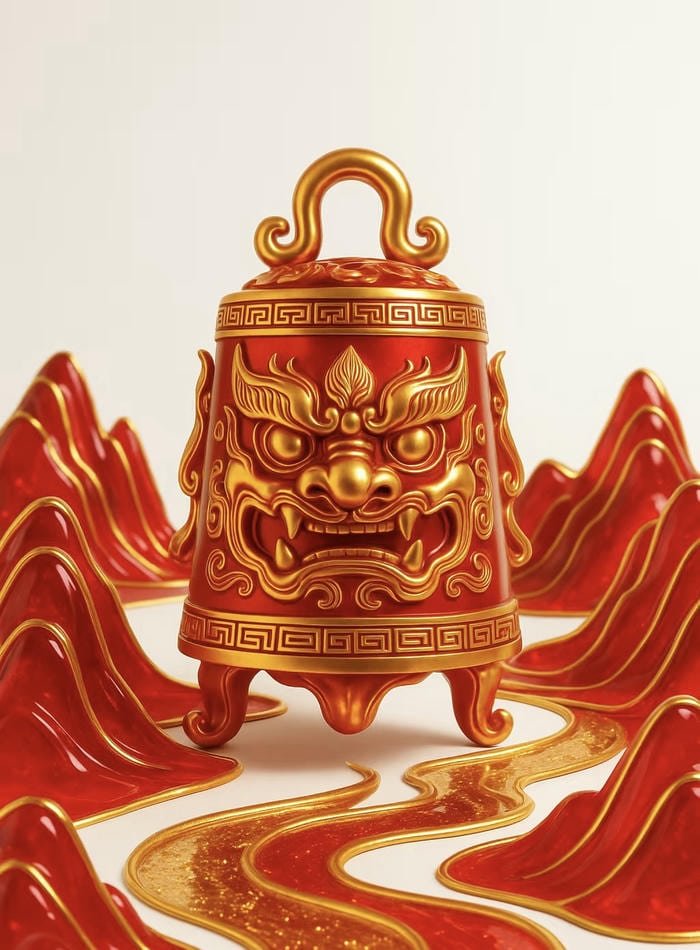 ảnh phong thuỷ chuông đồng cổ đẹp nhất