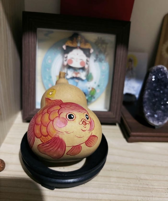 ảnh phong thuỷ hồ lô chiêu tài cát tường