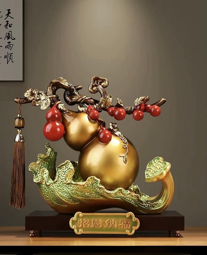 ảnh phong thuỷ hồ lô chiêu tài đẹp