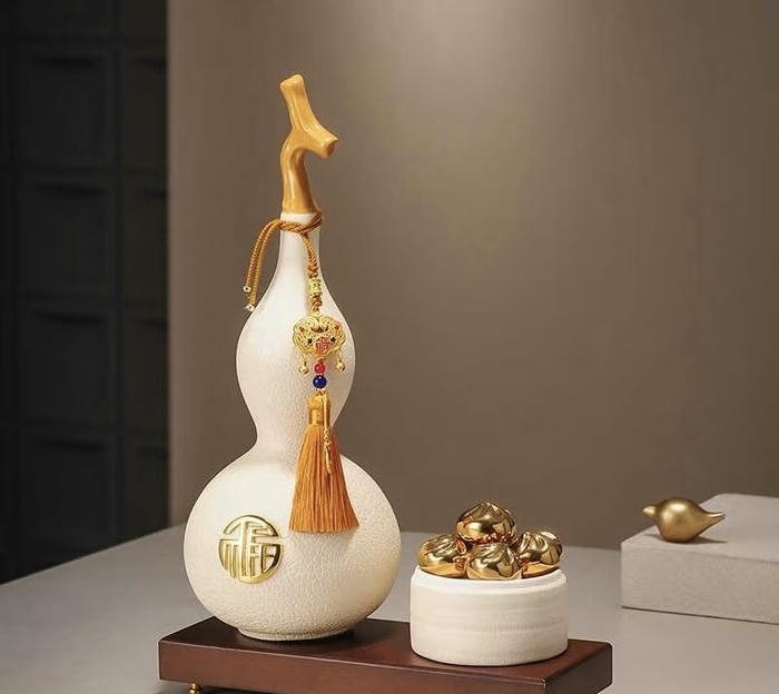 ảnh phong thuỷ hồ lô chiêu tài hút lộc