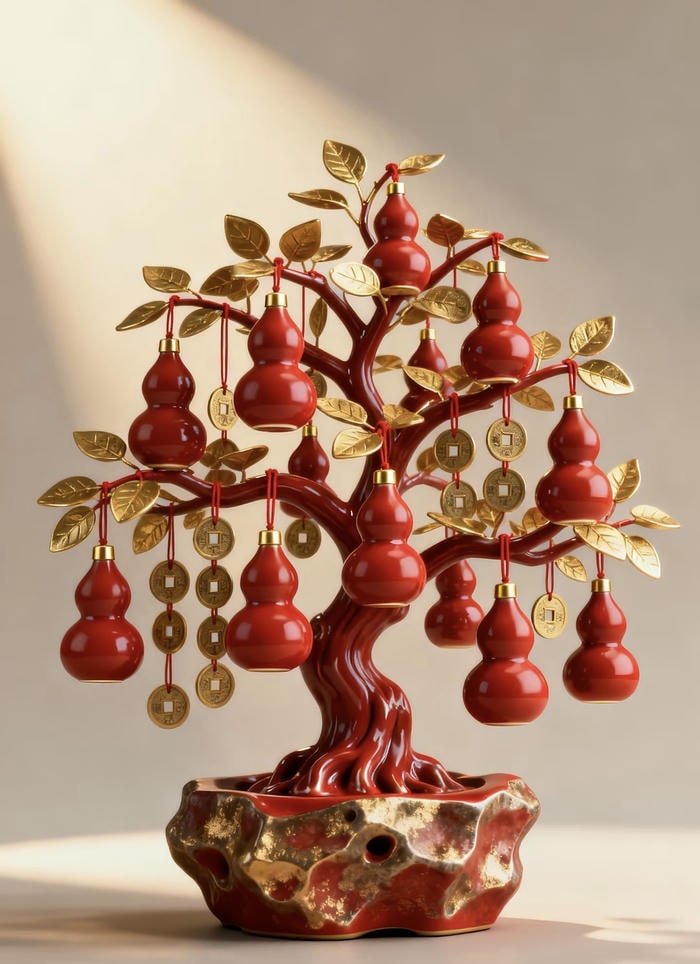 ảnh phong thuỷ hồ lô chiêu tài vượng lộc