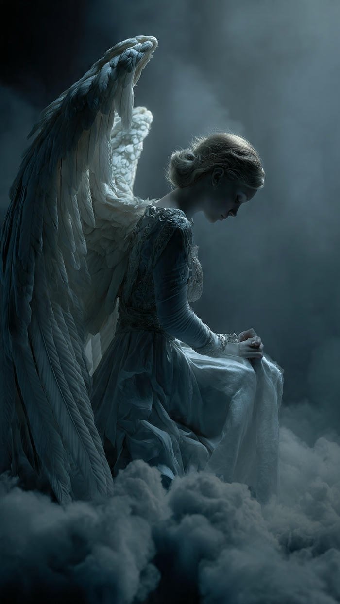 ảnh thiên sứ mang ánh sáng