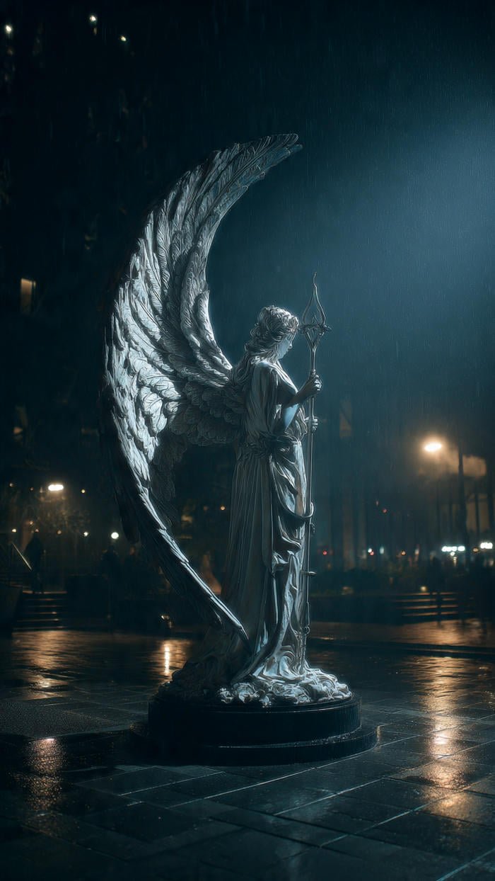 ảnh thiên sứ trong đêm