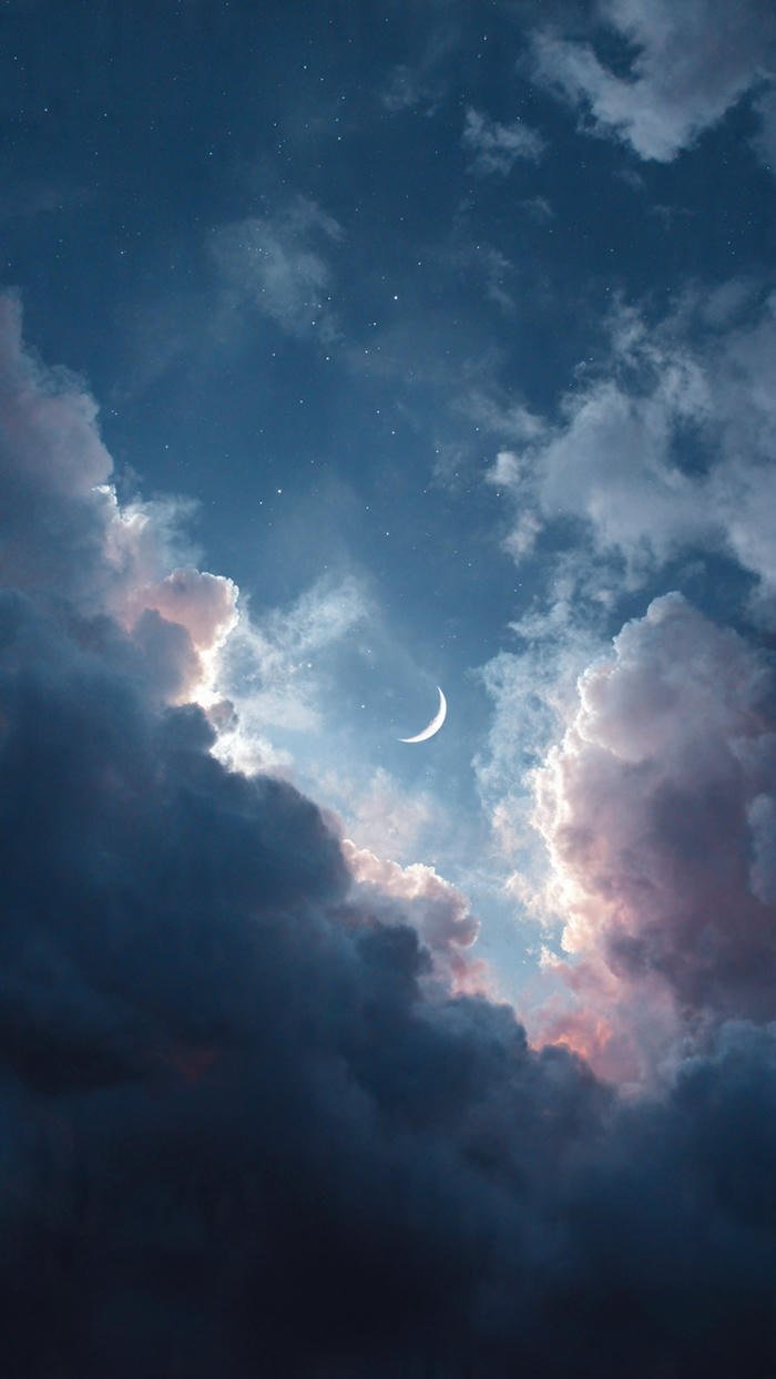 ánh trăng phủ sương