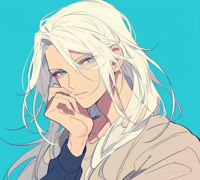 anime boy tóc trắng cool vẻ đẹp lạnh lùng