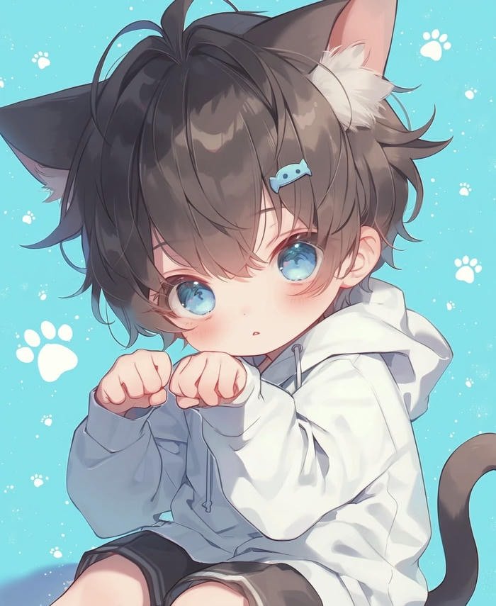 anime chibi nam cute cực nhẹ