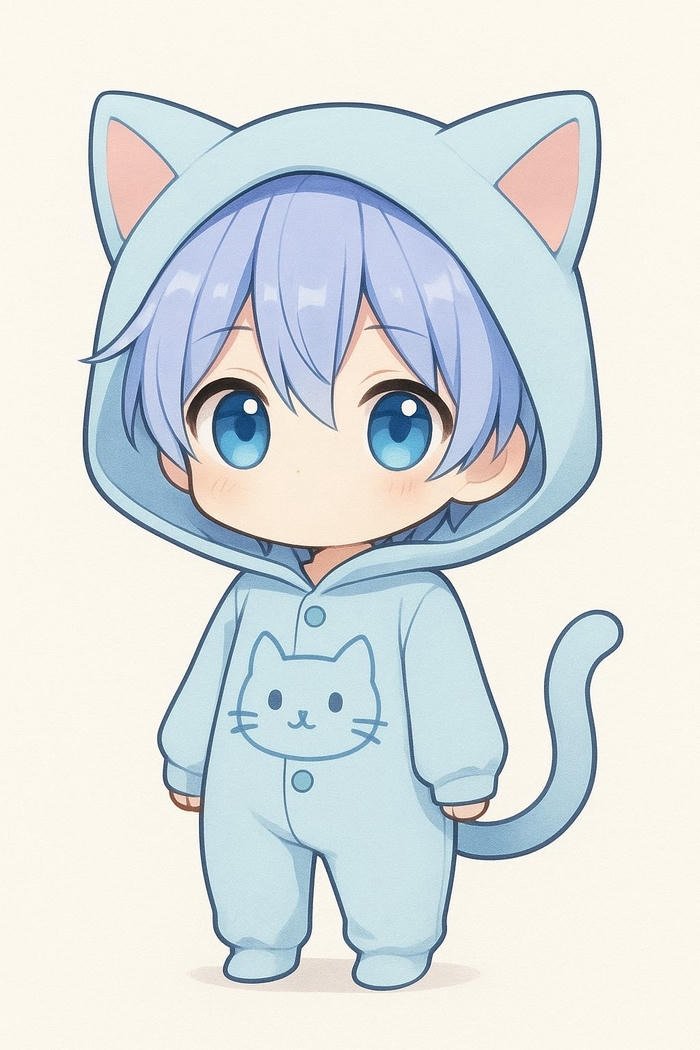 anime chibi nam dễ thương thân thiện