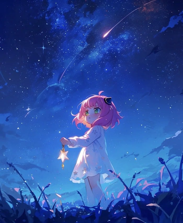 anime chill buổi tối khung cảnh đêm