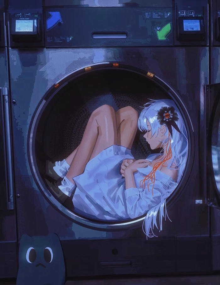 anime gương mặt cô đơn vắng vẻ