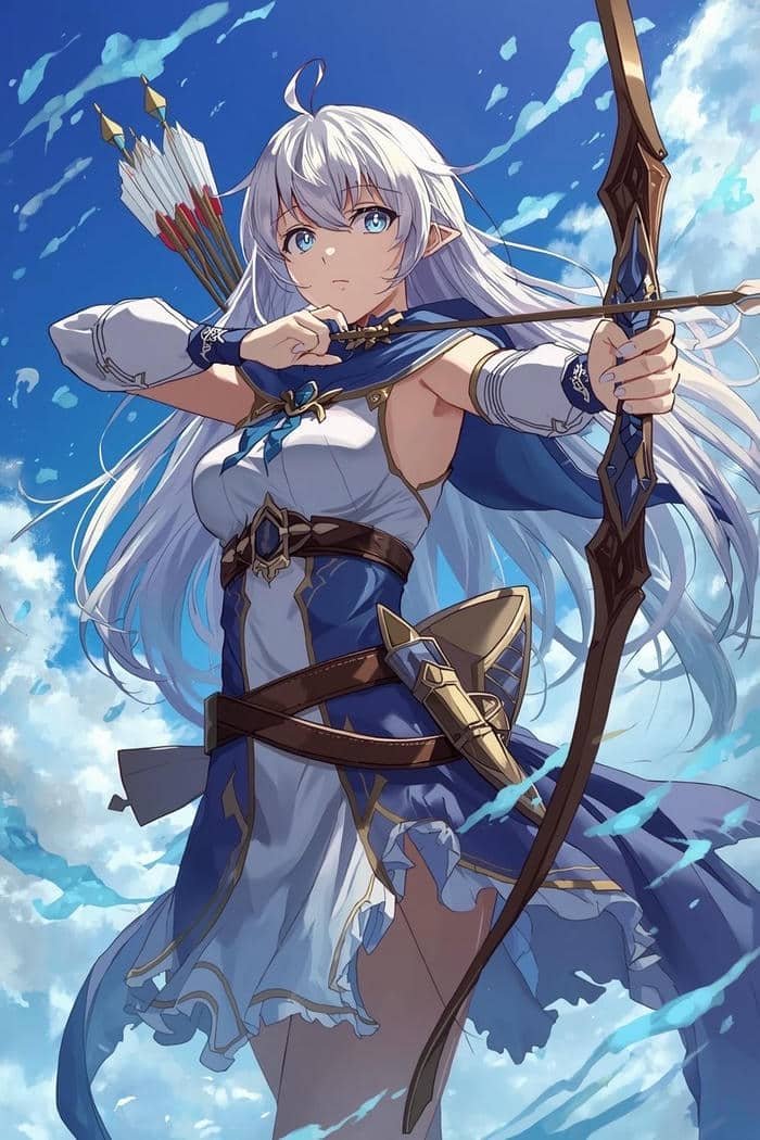 anime hiệp sĩ ánh sáng đẹp ban ngày