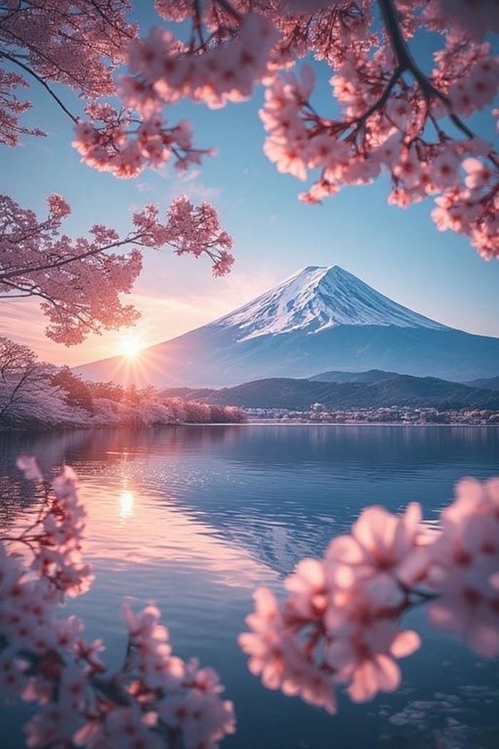 anime hoa anh đào phong cách dịu dàng