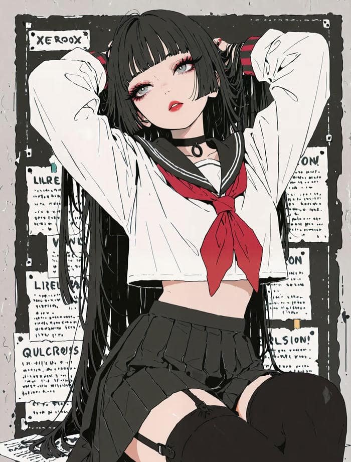 anime học sinh ngầu nữ cực sexy