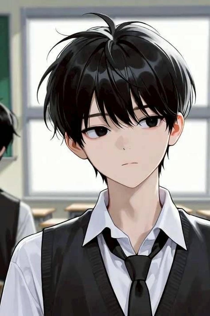 anime học sinh ngầu trong tâm trạng