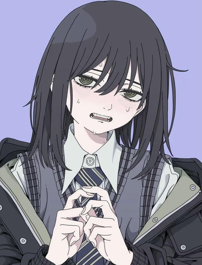 anime học sinh ngầu với nụ cười nửa miệng đầy bí ẩn