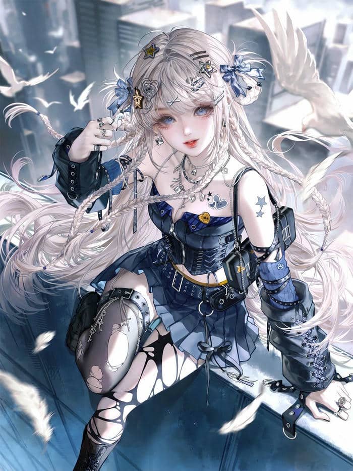 anime nghệ thuật số tinh khôi