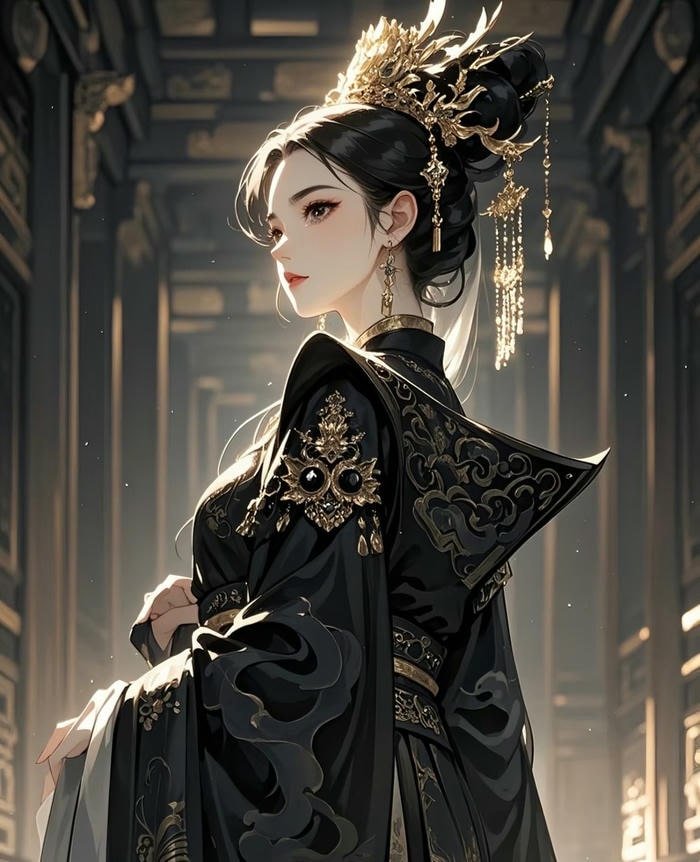 anime nữ hoàng quyền lực phong cách cổ điển