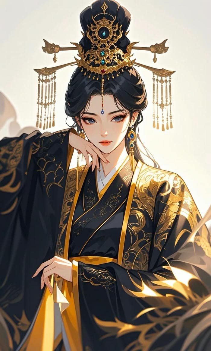 anime nữ hoàng quyền lực toát ra sự tự tin