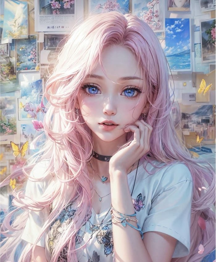 anime phong cách hiện đại trang nhã