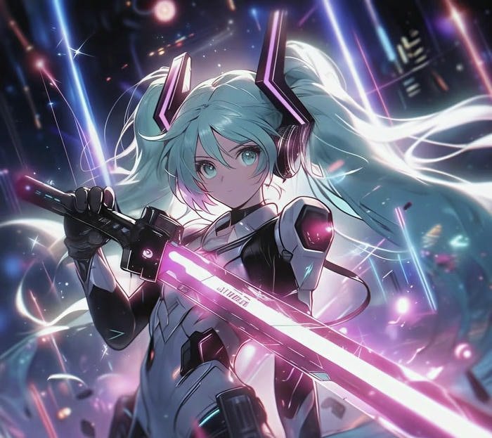 anime phong cách tương lai nghệ thuật