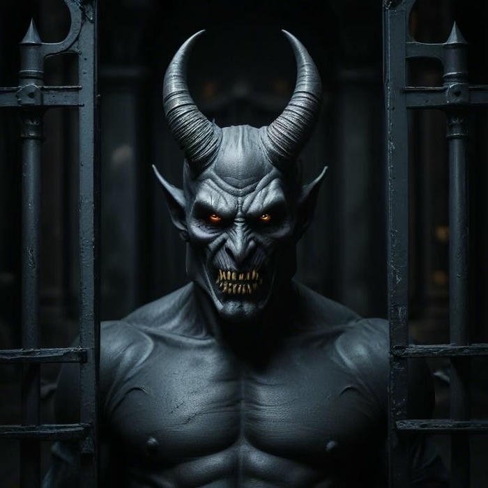 avatar mặt quỷ phong cách hiện đại