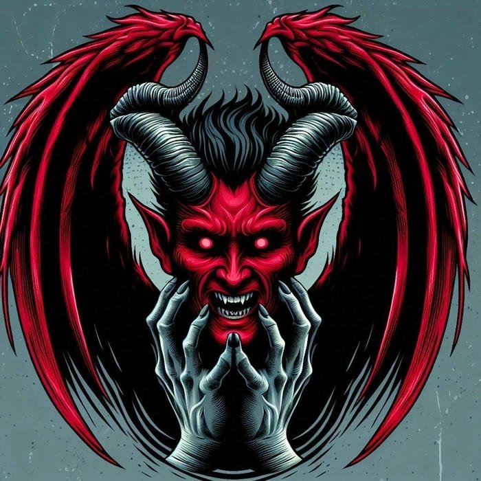 avatar mặt quỷ phong cách mạnh mẽ